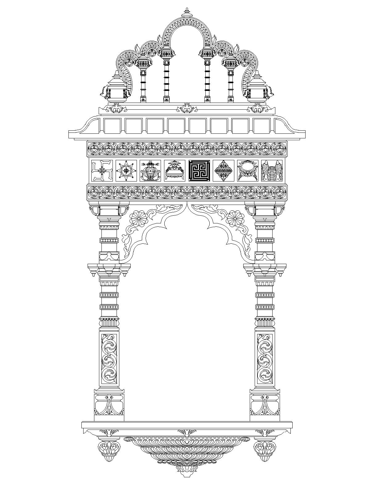 Temple Dwg